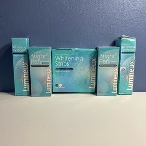Lumineux Whitening Kit with Toothpaste, Strips, and Pen